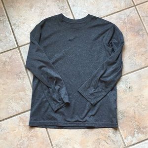Boys Nike Small long sleeve dri-fit tee